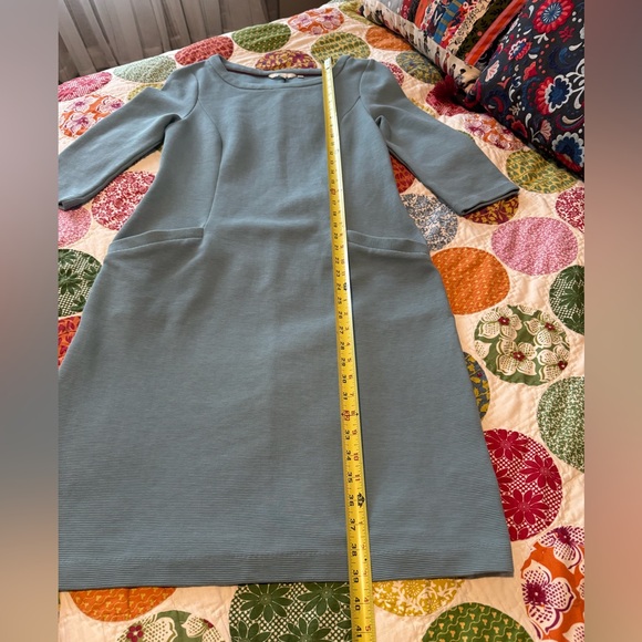 Boden Jasmin Powder Blue Ottoman Dress 8 Long - Picture 6 of 11